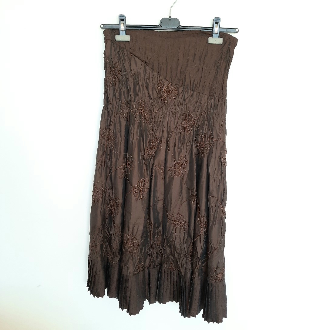 Jupe longue brodée fantaisie chic LGP BY PARNASSA PARIS - T1 Très bon état - Vue 2 - 
